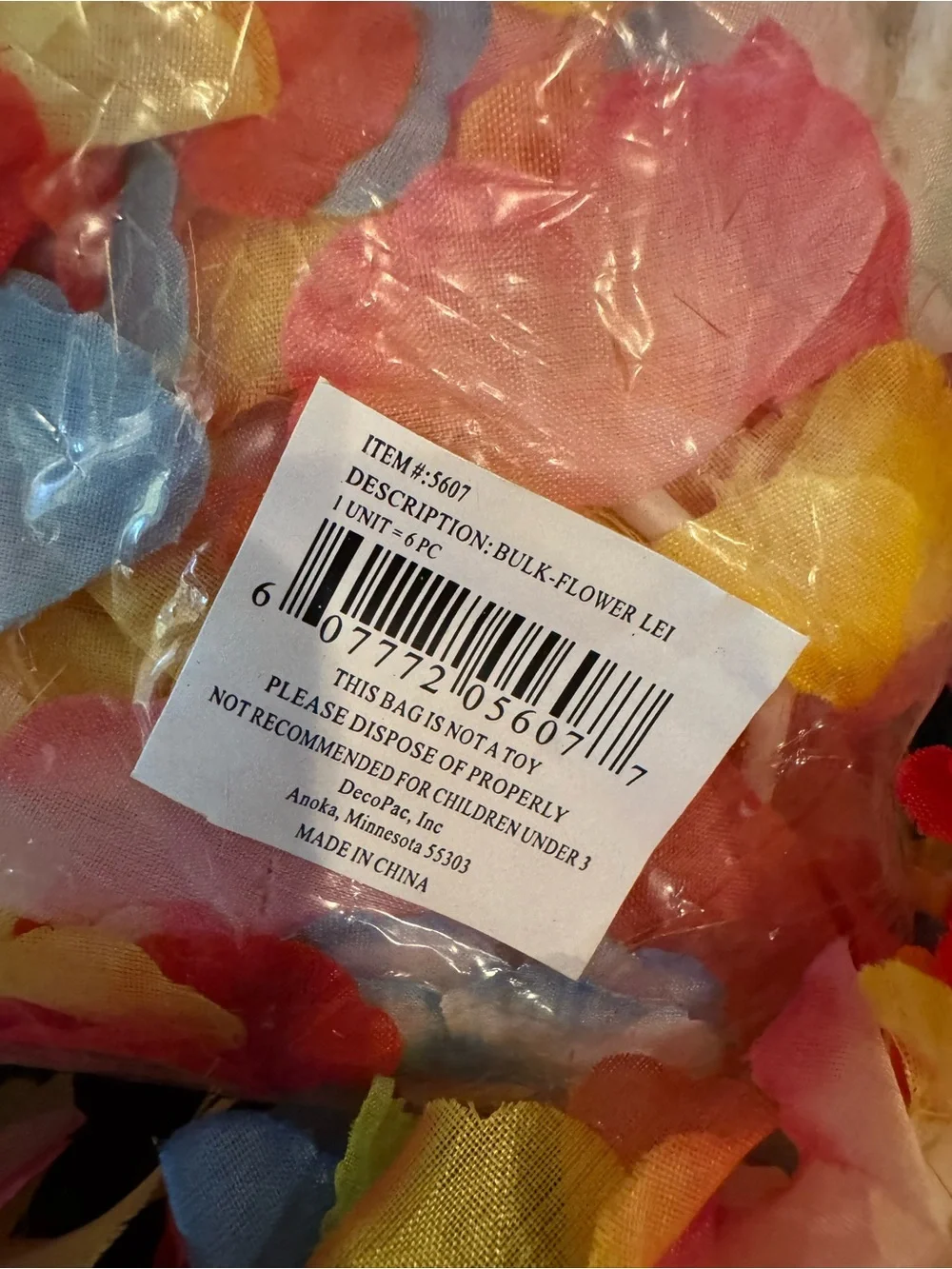 Multicolor Hawaiian Leis and beaded necklaces for Home Party Supplies